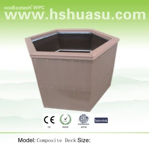 composite garden flower pot