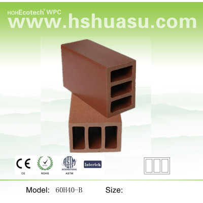 wood plastic composite railing