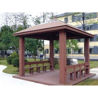 wpc wood plastic composite pergola