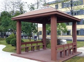 wpc wood plastic composite pergola