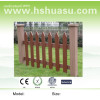 outside wood plastic composite garden fence