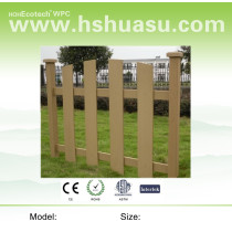 wood plastic composite garden fence