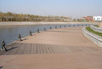 Environment friendly wpc post wpc decking