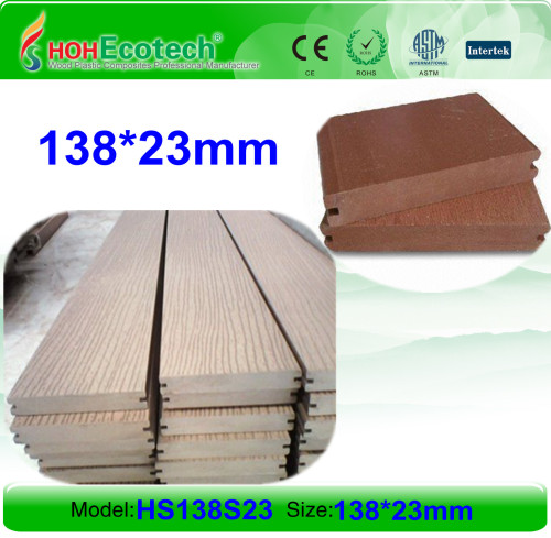 different size to choose composite decking weatherproof wpc decking flooring
