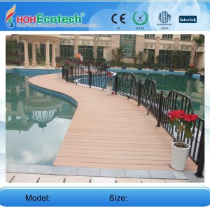WPC deck for swimming pool