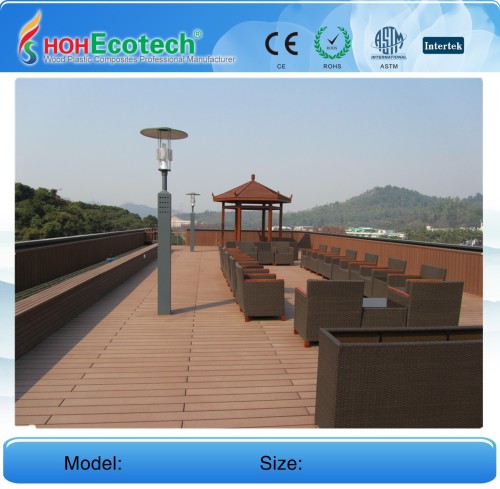 WPC deck for roof balcony