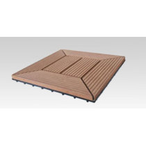 Non-Slip, Wear-Resistant 300x300mm wpc decking tiles