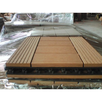 Best seller household /outdoor Non-Slip, Wear-Resistant wpc decking tiles