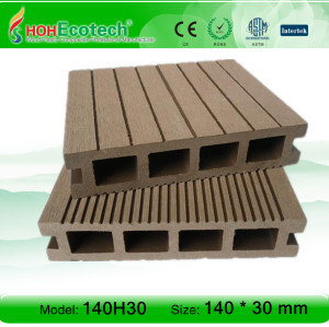 plastic wood decking flooring 140H30