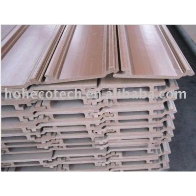 Natural wood looking and feel  wood plastic composite wall panel