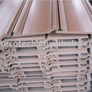 Natural wood looking and feel  wood plastic composite wall panel