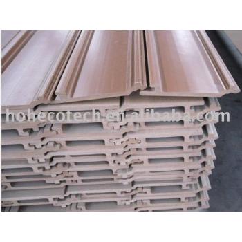 Natural wood looking and feel  wood plastic composite wall panel
