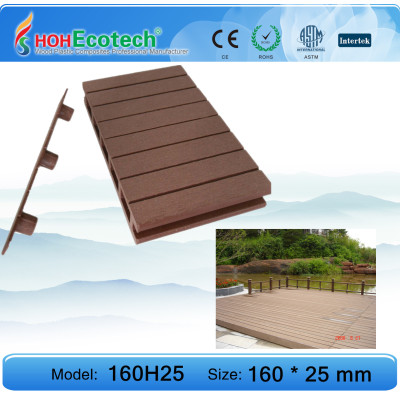 plastic wood decking flooring 160H25