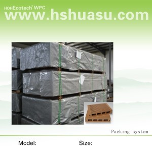 Wpc decking / packing system