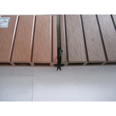 groove surfae hollow wpc decking