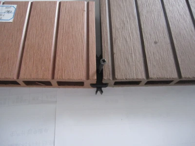 groove surfae hollow wpc decking