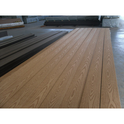 Embossing surface wpc decking board
