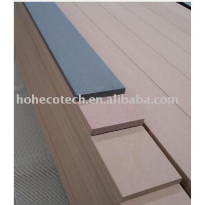 Natural wood looking and feel wpc wood plastic composite decking wpc decking board
