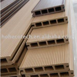 Natural wood looking and feel wpc wood plastic composite decking wpc decking board