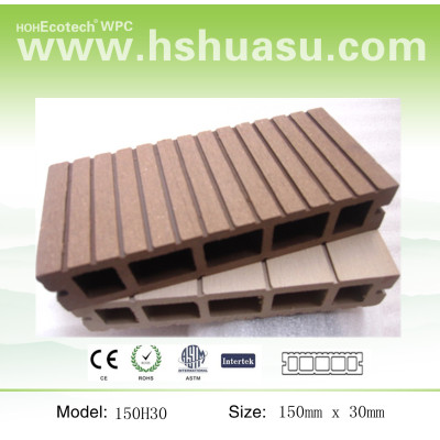 hot-wood plastic composite decking floor