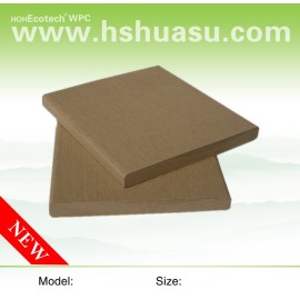 10mm thickness board natural wood wpc decking composite decking