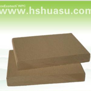 Natural wood looking and feel wood plastic composite decking