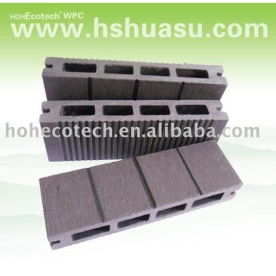 Natural wood looking and feel wood plastic  composite decking