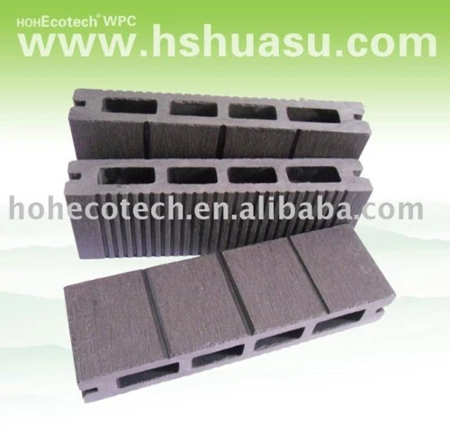 3 grooves wood plastic  composite decking