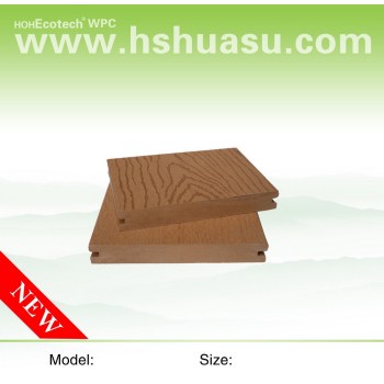 solid model wood plastic composite decking