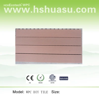wpc composite sauna board tile