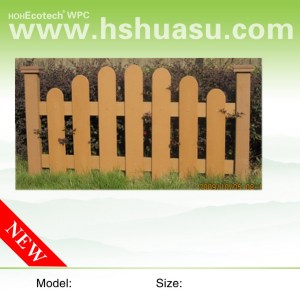 wood plastic composite fence