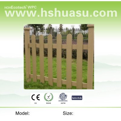 hot-wood plastic composite fencing