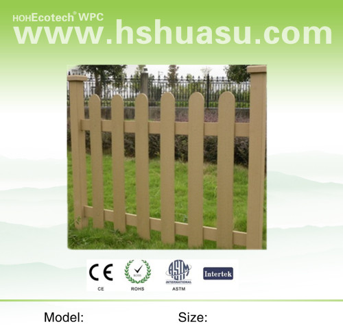 hot-wood plastic composite fencing