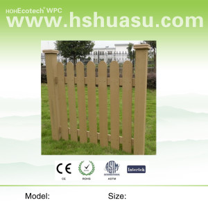 hot-wood plastic composite fencing