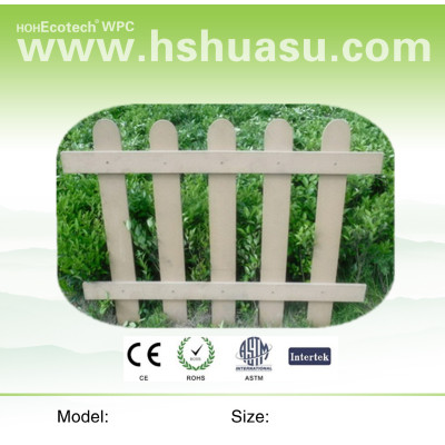 hot-wood plastic composite fencing