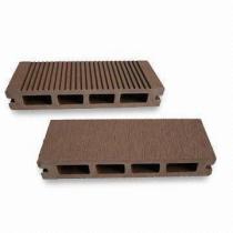 25mm thickness hollow composited decking wpc flooring/decking