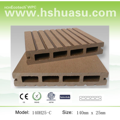 140x25mm woodlike wpc deck