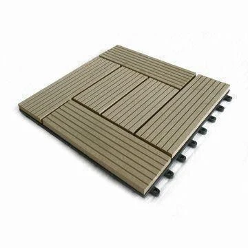 tuiles platelage WPC 300 * 300mm