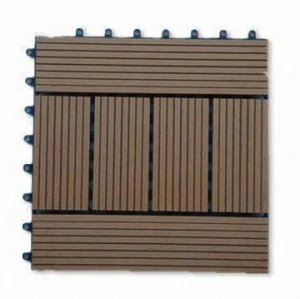 tuiles platelage WPC 300 * 300mm