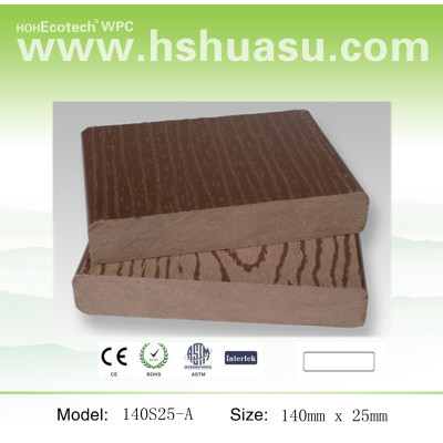 140x25mm woodlike wpc deck