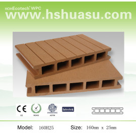 160x25mm woodlike composite deck