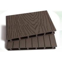 emboosing surface and grooved  wood plastic  composite decking