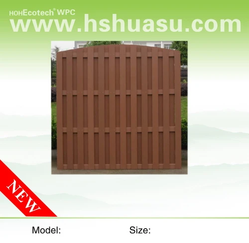 wood plastic composite fencing ISO9001
