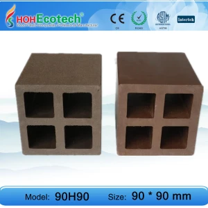 wood plastic composite fencing ISO9001