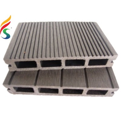 hollow decking wood plastic composite decking floor