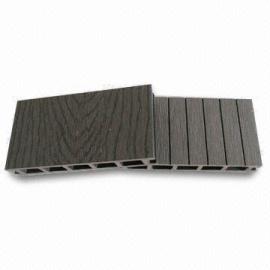 Hollow 160x25mm wpc flooring  / wpc decking board