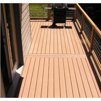 corridor  composite decking   outdoor  wpc flooring  / wpc decking board