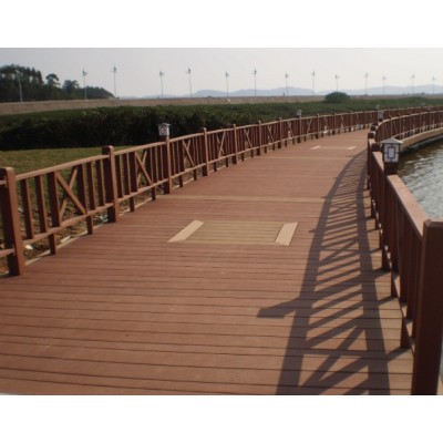 Waterproof wpc flooring public construction  composite decking   outdoor  wpc decking board