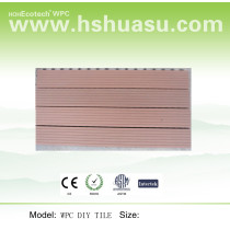 wood plastic composite tile