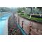 150x25mm  Public decoration material  Waterproof wpc flooring public construction  composite decking   outdoor  wpc decking board